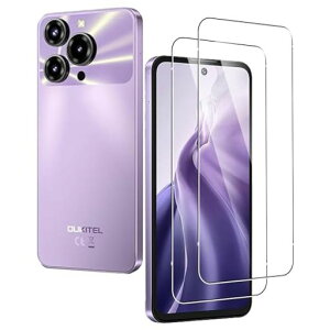 ForOUKITELC68/C68Plus/OUKITELC69�K���X�t�B����OUKITELC68Plus�t�B����2���Z�b�g�d�x9H�����K���X�t���ی�t�B����2.5D�����ߗ���U�h�~�C�A�[������h�~�����z��