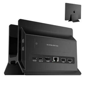 PULWTOPUSBC�h�b�L���O�X�e�[�V����MacbookPro/Air�p�c�u��Type-C�X�^���h�ƃh�b�N��̌^�g���h�b�L���O1*HDMI4K@60Hz+1*SSD�X���b�g�t(�܂܂�Ȃ�)+2*USB-A3.0+