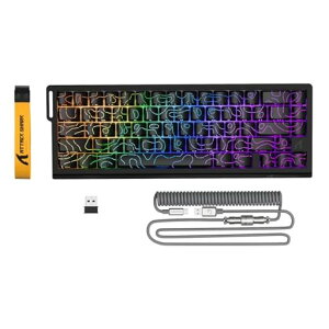 ATTACK SHARK X68PRO HE ���s�b�h�g���K�[ �L�[�{�[�h ���C�����X/Bluetooth/�L��8K �Q�[�~���O�L�[�{�[�h ���C�X�C�b�` RT0.01mm 8K�|�[�����O���[�g RGB�L�[�{�[�h US�z�� �e���L�[���X C01�P�[�u���t��