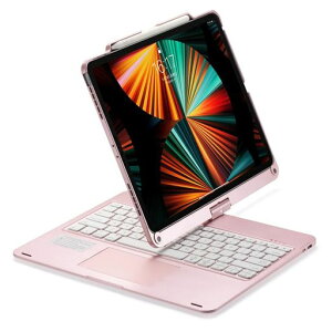 360�x��] 2024 iPad Pro 13�C���` (M5,M4)�p��/iPad Air 13�C���` (M3,M2)�p�� �L�[�{�[�h�P�[�X �^�b�`�p�b�h �o�b�N���C�g�t�� iPad Pro 12.9�C���` ��6/5/4/3����p�� �L�[�{�[�h �J�o�[