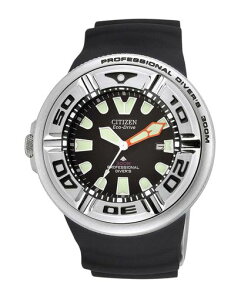 CITIZEN[�V�`�Y��] MODEL NO.bj8050-08e Men�fs ECO-DRIVE WR300 Professional Diver Black Rubber Strap �G�R�h���C�u �C�O���f�� �r���v �t�A���i