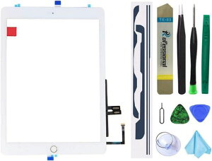 iPad6620189.7C`(A1893A1954)pXN[fW^CU[(LCD͊܂܂܂)z[{^t+vCXg[ڒ+c[Zbg(zCg)