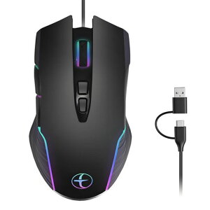 �L���}�E�X7200DPI7�{�^��USBC/USB�Ή��l�ԍH�w�Q�[�~���O�}�E�X�I�t�B�X/�Q�[���p�����Ԏg�p�ɍœK�W���O���[�@�\���ڌ���}�E�XjigglerTYPE-CWindowsMacLinux�X�}�z�Ή�