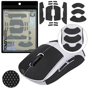 TALONGAMES�}�E�X�O���b�v�e�[�vLogicoolGPRO2LightspeedWireless�����p�ɔ�0.5mm�D���z�����A���`�X���b�v�e�[�v�Q�[�~���O�}�E�X�p����~�߃O���b�v�e�[�v�J�b�g�σu���b�N