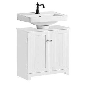 SoBuy���ʑ���ʉ��ϑ���ʑ䉺���[��60*���s30*����60cm���ʑ���[�L���r�l�b�g���ʏ����[(BZR18-II-W/���ʃ{�[���͕t������ĂȂ�!�ʓr�ł��w����������)�z���C�g���r���\