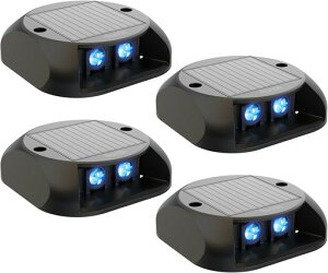 Quntis�\�[���[�p�X���C�g�h��IP65LED�K�i���C�g�ԓ����C�g���O�K�[�f�������\�[���[�뉀4�Z�b�g