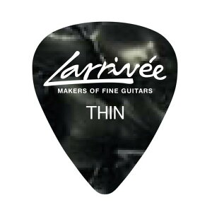 ラリビー(Larrivee)Japan_Limited_AccessoriesGuitarPick/ティアドロップタイプ/カラー:BLACK/Thin:0.5mm/LV-TD/TBLK(1パックx12枚入り)