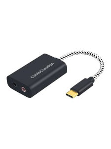 �^�C�v C �}�C�N�ϊ��A�_�v�^,CableCreation Type C �O�t�� �T�E���h�J�[�h USB C 3.5mm �I�[�f�B�I �~�j �W���b�N �C���z��/�w�b�h�z���[�q Windows, MacBook Pro,iPad Pro 2020,S20