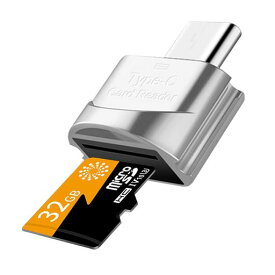 SD/マイクロSDカードリーダー、USB-C TO MICRO SD SDXC SDHC OTG USBメモリアダプタ TF TYPE C MEMORY CARD READER FOR GALAXY HUAWEI タブレット PC