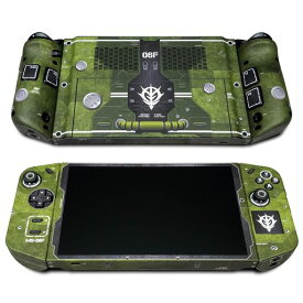 LenovoLegionGoスキンGreenZakuIIエディションフルラッピングマットビニールスキンLegionGo用(POPSKINによるデザイン)