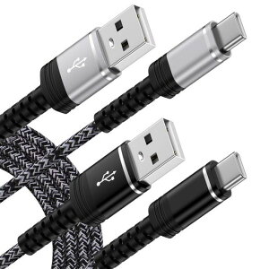 USBTypeC�P�[�u��iPhone16�[�d�P�[�u���^�C�vc�P�[�u���y2�{�Z�b�g0.91m�zusb�P�[�u��3.1A�}���[�dusb-c�P�[�u��QC3.0�Ή�iPhone16�[�d�p�����f�[�^�]�����ϋv