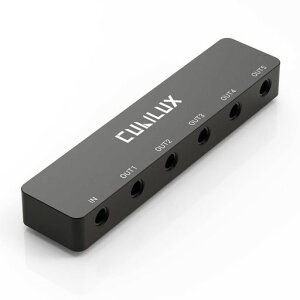 Cubilux �}���`�I�[�f�B�I�X�v���b�^�[�A�X�e���I3.5mm�C���z��5���z��A5�E�F�C�w�b�h�z��AUX�����