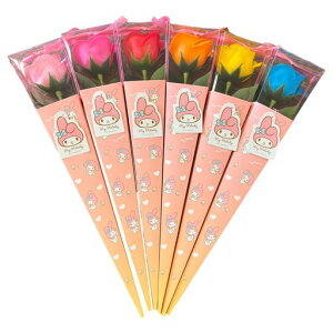 キューフラ(Q-FLA)ソープフラワー入浴剤マイメロディケリー6色ASST1輪花束ブーケプレゼントお祝い799792