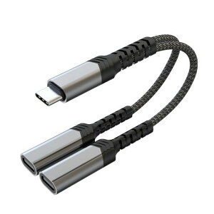 �^�C�vC �C���z���ϊ� �A�_�v�^ 2in1 iPhone15 �C���z�� �ϊ� PD 60W�}���[�d Type-C to �f���A��USB-C �C���z���W���b�NDAC���� 16bit/48KHz�Ή� �i�C�����҂� ���ʒ���/�ʘb/���y�Ή�