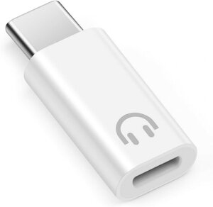 leizhan �w�b�h�t�H���pLightning - USB-C�ϊ��A�_�v�^�A���C���R���g���[���ɑΉ��A iPhone 16/15�V���[�Y�AiPad�A���̑���Type-C�I�[�f�B�I�|�[�g�ɑΉ�����Lightning -