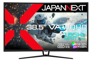 JAPANNEXT 38.5�C���` �p�ȃQ�[�~���O���j�^�[ JN-VC39G165Q-C6