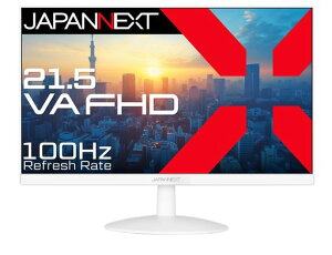 JAPANNEXT 21.5�C���` VA�p�l������ �t��HD(1920x1080)�𑜓x �t�����j�^�[(�z���C�g) JN-V215F2-W HDMI VGA �P�[�u������(�z���C�g) �y2�N�ۏ؁z