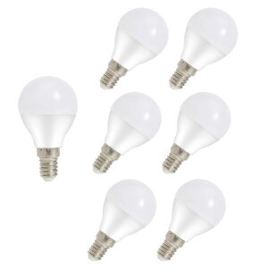 LED�d�� �V�����f���A�� E14 ���� 5W 40W���� LED�V�����f���A �����F 6000K �L�z�� �N���X�}�X ���� ���^�d���^�C�v LED�Ɩ� ������ �ȃG�l �ߓd 6�Z�b�g (E14-�����F)