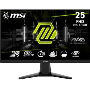 MSIG256F25�C���`1920x1080(FHD)�R���s���[�^�[���j�^�[�A180Hz�A�A�_�v�e�B�u�����AHDMI�ADisplayPort�AVESA�}�E���g�\�A�`���g�A�������߉\�A�X�s�[�J�[�A1ms�A�u���b�N