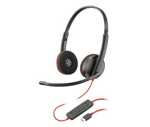 Poly(�����f��) �L���w�b�h�Z�b�g BlackWire 3220 USB-C/A �ڑ� �����p �m�C�Y�L�����Z�����O