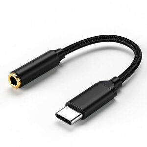 USB-C �C���z���W���b�N �ϊ� 3.5mm �ϊ� �^�C�vc �u���b�N �݊��� DAC���� Hi-Fi���� 24bit/96KHz�n�C���]�����Ή� �i�C���������P�[�u�� ���ʒ��� �ʘb ���y�Đ��\ IPhone16/15 Galaxy S23/S22