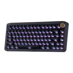 KiiBOOM Phantom81 V4 �A�N���������L�[�{�[�h ���C�����X 75% �Q�[�~���O�L�[�{�[�h �V���C���X���[�L�[�L���b�v 8000mAh�o�b�e���[ �����ȃL�[�{�[�h RGB�o�b�N���C�g �z�b�g�X���b�v�Ή�