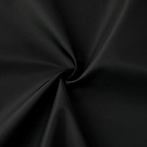 KIYOHARAスタイリッシュナイロン生地無地約73cmx50cmCol.BKブラックHMF01-50