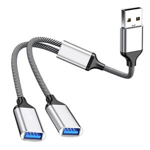 USBUSB҃P[uubN/Vo[28cm12Y^Xvb^[f[^]&[dΉPC/Mac/ԍڗpUSB2.0ڑނŎg}`foCXgp\(Vo[)