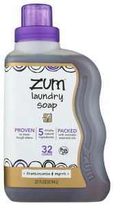 Indigo Wild, Zum Clean, Aromatherapy Laundry Soap, Frankincense & Myrrh, 32 fl oz (.94 l)