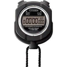 リズム(RHYTHM)シチズンストップウォッチデジタル055水に強い防雨タイプ黒CITIZEN8RDA55-002