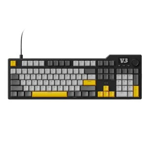 FIRSTBLOOD AJAZZ AK35i V3 �L�� 104 �L�[ �t���T�C�Y ���J�j�J�� �L�[�{�[�h ���^���m�u�t���K�X�P�b�g �z�b�g�X���b�v�Ή�N�L�[���[���I�[�o�[�Ή� �A�C�X�u���[���C�g(�C����)