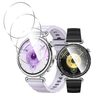 �p HUAWEI WATCH GT6 41mm �K���X�t�B���� �t�B���� �y3���Z�b�g ���{���Ɏq�� �S�ʕی�z �p �t�@�[�E�F�C GT6 41mm �ی�t�B���� �t�B���� SGS�F�� 10H�d�x ���˒ጸ �����x�^�b�` �ϏՌ� �����z�� �c