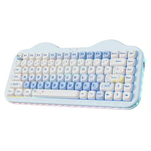 YUNZII C75 ���C�����X ���J�j�J���L�[�{�[�h 75%���C�A�E�g �z�b�g�X���b�v�Ή� �N���[�~�[�L�[�{�[�h NKRO PBT MOA �L�[�L���b�v RGB�o�b�N���C�g �K�X�P�b�g�}�E���g �����P�[�L�f�U�C�� BT5�c