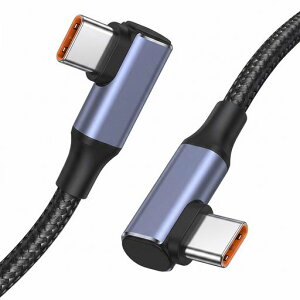 USB C �P�[�u�� L�� 1M 100W/5A PD�}���[�d ���[L���R�l�N�^ USB C to C �[�d�P�[�u�� ���ϋv�i�C�����҂� MacBook Pro/Air�ASurface�AGalaxy S26�APixel 9a�Ȃ�Type C�@��Ή�