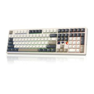 EPOMAKER x AULA F108 PRO V2 ���C�����X���J�j�J���L�[�{�[�h �t���T�C�Y �s�N�Z���f�B�X�v���C���� �����ς݃X�C�b�` �z�b�g�X���b�v�Ή� PBT�L�[�L���b�v ����/BT/USB�L�� 10000mAh�o�b�e���[ RGB
