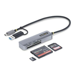 StarTech.com USB�J�[�h���[�_�[/USB 3.0 Type-C Type-A�ڑ�/5Gbps/SD microSD CompactFlash�Ή�/�h���C�o�[�s�v/�e��OS�Ή�/�}���`�������[�J�[�h ���[�_�[���C�^�[