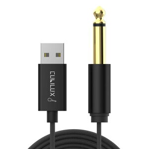 Cubilux USB �M�^�[�P�[�u���A�y��pUSB A - 6.35mm�I�XTS���m���C�����̓R�[�h�A�x�[�X�A�d�q�s�A�m�A�h�����A�m�[�gPC�A�p�\�R���ɑΉ��A2M