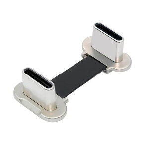 chenyang 5.91�C���` USB C �V���[�g�t���b�g�P�[�u���AUSB 2.0 Type C �f���A�� 90�x�p�x PD 65W �����[�d�f�[�^�����P�[�u�� 15cm �p���[�o���N�p