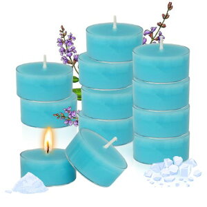 �C���̍���̃e�B�[���C�g�L�����h���~�j�A���}�L�����h��24�~�`TealightCandles�����J�b�v�X�C�R��6-7���ԉƂ̑����g���������������ً}�p�L�����h���Z�b�g(Blue-�C���̍���)