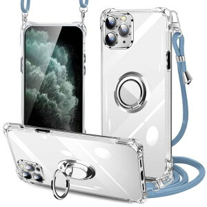 PAILAIMENiPhone11Promax�P�[�X�N���A�l�b�N�����O�t���V�����_�[�ϏՌ��Ή��A�C�t�H��11promax�X�}�z�P�[�X���|���΂߂�����|���P�[�X����TPU�X�g���b�v�t���g�уP�[�X���^�y�ʕR�t��