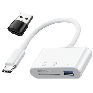USBCtoSD/microSD/USB3.0J[h[_[^CvC[J[h[_[USB-CtoMicroSDTFOTGTYPE-CfoCXɑΉ