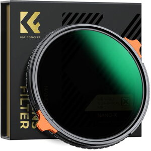K&F CONCEPT 67MM ��ND�t�B���^�[ ND4-64&CPL�t�B���^�[ 2IN1 �ꖇ��� ���@�\�t�B���^�[ ����28�w�i�m�R�[�e�B���O �h�������L�Y�h�~ �Ό� �y���[�J�[���c�X�z
