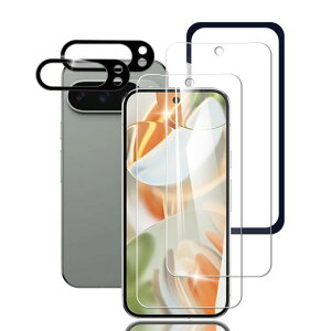 Briacicell�y2+2���Z�b�g�zForGooglePixel9Pro�K���X�t�B����(2��)+GooglePixel9Pro�J�����t�B����(2��)�y���{���Ɏq�f�ސ��z�s�N�Z��9pro�����K���X�ی�t�B�����K�C�h�g�t��