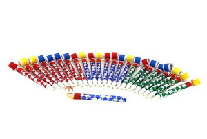 日本製昔ながらのおもちゃまきとり(吹き戻し)24個セット(色アソート)業務用