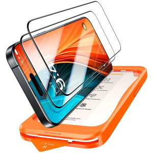 �uJust One Pull�E�q��F���ޗ��vTORRAS iPhone 16Plus�p/15Plus �p �K���X�t�B���� �S�ʕی� �����ɍ׉� 9H�z�� �C�A���X �T���T�� �w��h�~ 2�� �K�C�h�g 6.7�C���` �A�C�t�H��16�v���X �p�t�B����