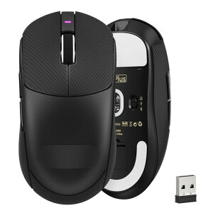 ATTACK SHARK X8PLUS �Q�[�~���O�}�E�X ���C�����X���� 40K�Z���T�[ �y��55G 1K�|�[�����O���[�g ��x�� 2.4G/BLUETOOTH/USB�L�� �[�d�� 6�v���O�����{�^�� 200���ԘA���g�p�\ �u�Z�K�F�؎擾�ς݁v