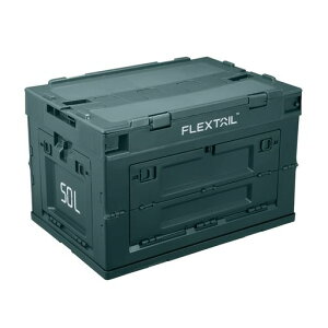 FLEXTAILGEAR camping storage ���[�{�b�N�X �܂肽���� �������[�P�[�X ��e�� 50L PP�f�� �ԍڗp �ӂ��t�� �A�E�g�h�A �L�����v �h�� �ߗ� ���� ���[��