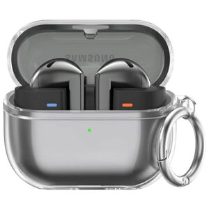 AhaStyleSamsungGalaxyBuds3FE(2025)/Buds3Pro/Buds3(2024)�p�N���A�P�[�X[���ϖh�~]�\�t�gTPU�ی�J�o�[�X�L��SamsungGalaxyBuds3�V���[�Y�Ή�