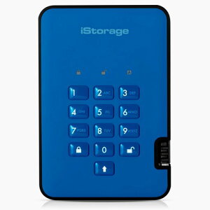 iStoragediskAshur2SSD-Sȃ|[^u\bhXe[ghCu-pX[hیAقϐA|[^uARpO[h̃n[hEFAÍUSB3.1(4TBBlue)