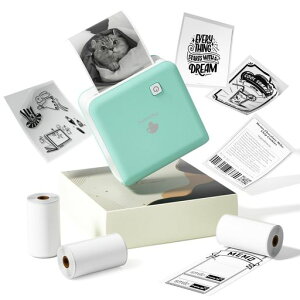 PhomemoM02Pro300DPI�~�j�v�����^�[AI�X�}�z�Ή��T�[�}���v�����^�[3���[���V�[���t���ʐ^����|�[�^�u���^�蒠�ʐ^/���X�g/�̎���/�t�/���[�h/�E�F�u���x��/����/���x��/�׋��m�[�g�ɑΉ�Blu�c
